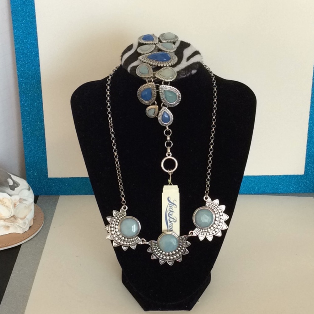 NWT Lucky Brand Necklace and Bracelet Set